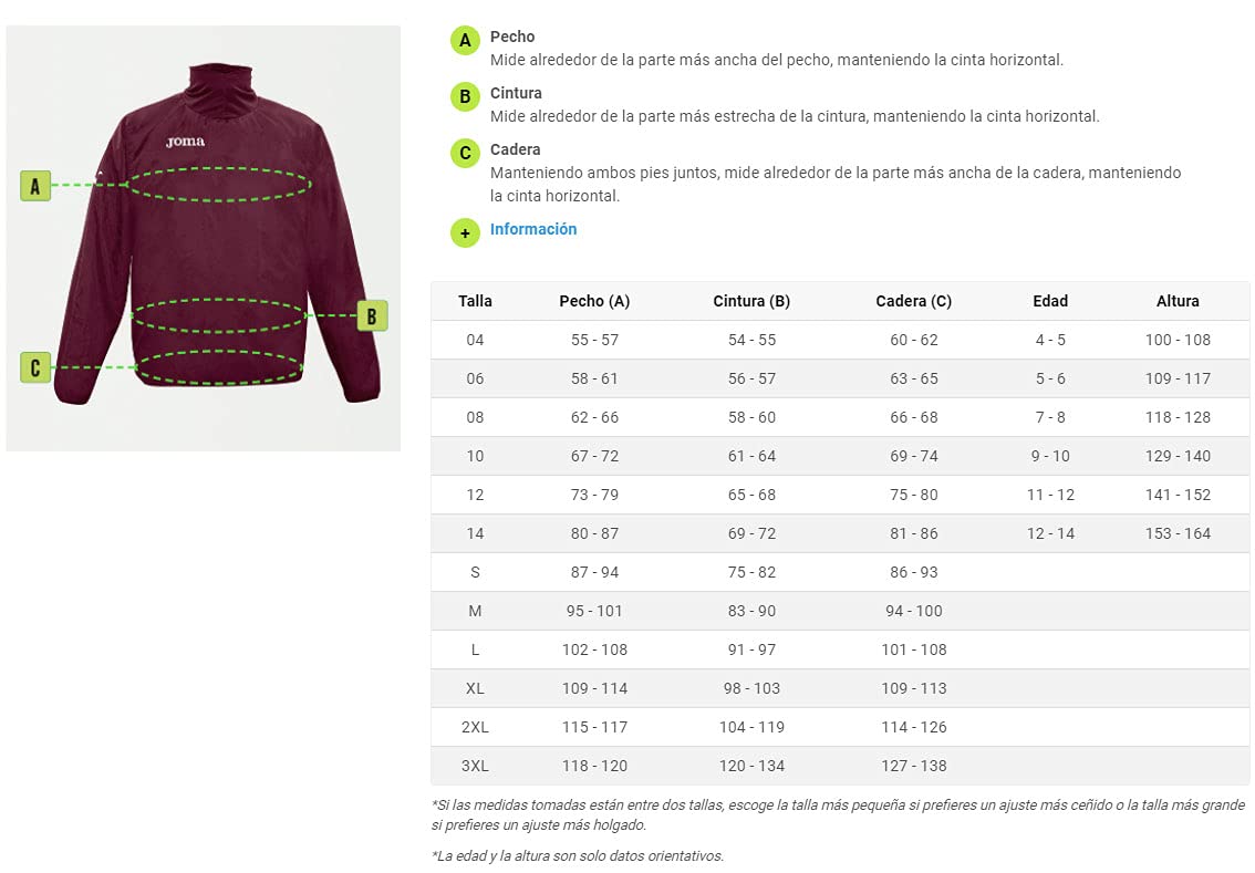 Joma Cortavientos Wind Polyester Chubasquero Hombre