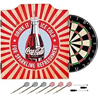 Algopix Similar Product 19 - Trademark Gameroom Coke Dart Cabinet