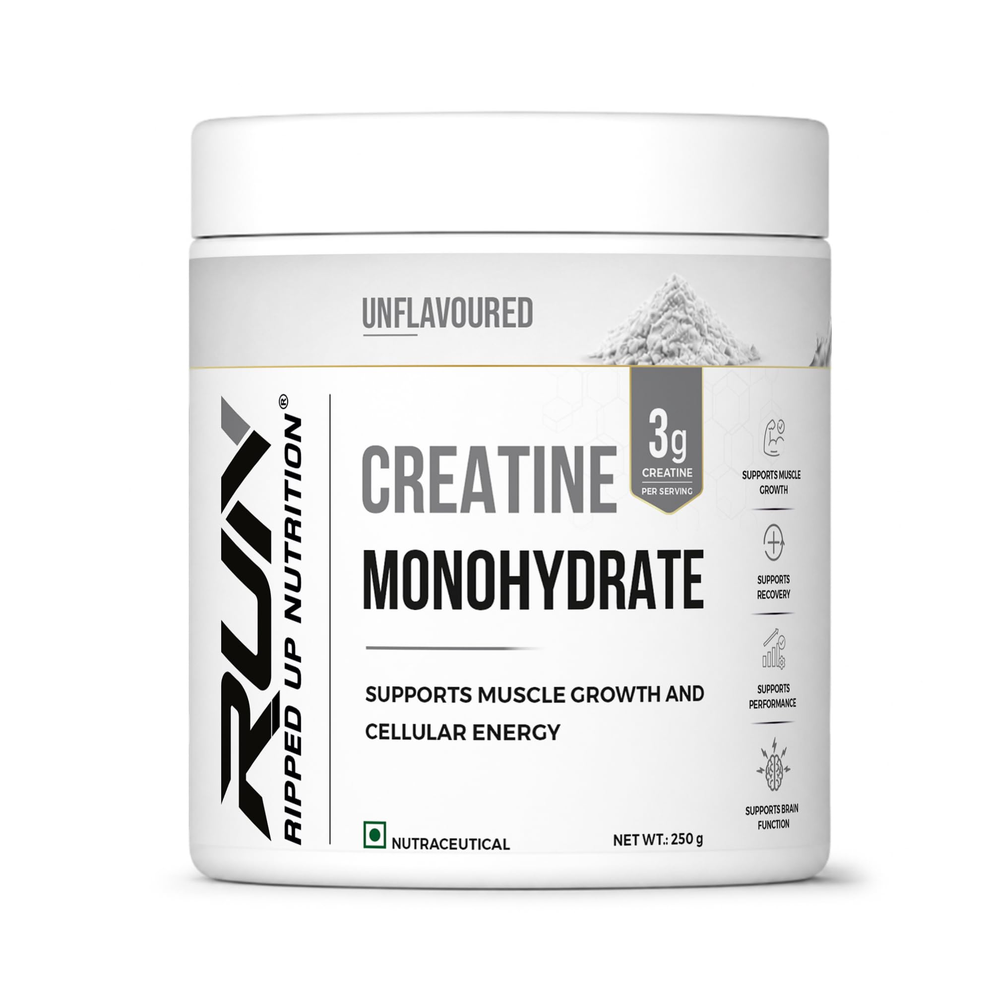 Ripped Up Nutrition Creatine Monohydrate Micronized 100g | For Strength, Power & High-Intensity Performance | Creatine Powder for Men & Women (Unflavoured) — Amazon image 7