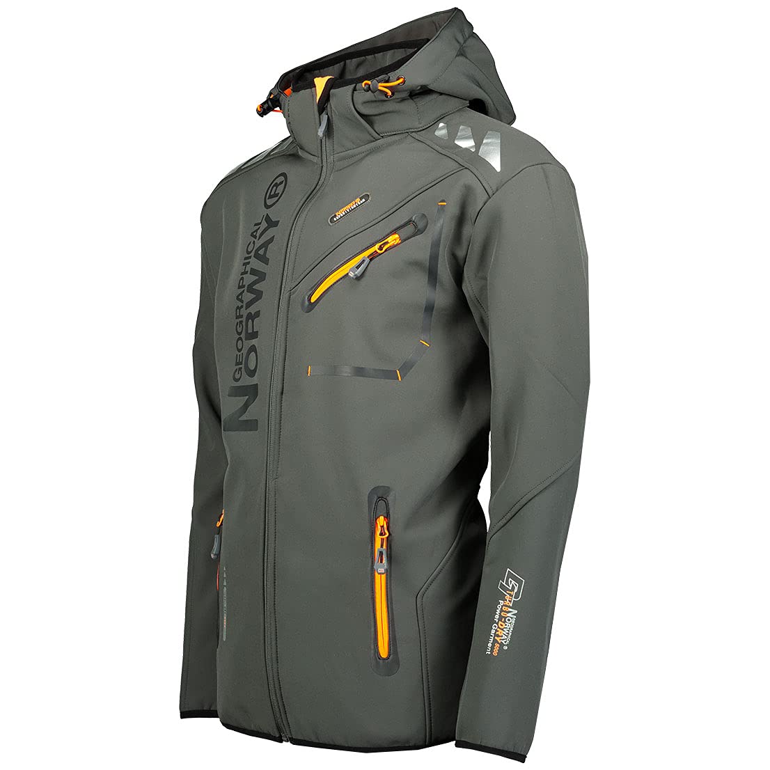 Geographical Norway Chaqueta Softshell Hombre Royaudb Dsitribrands Production Impermeable Cortaviento con Capucha para Exterior Rutas Senderismo Esquí Invierno Otoño Primavera