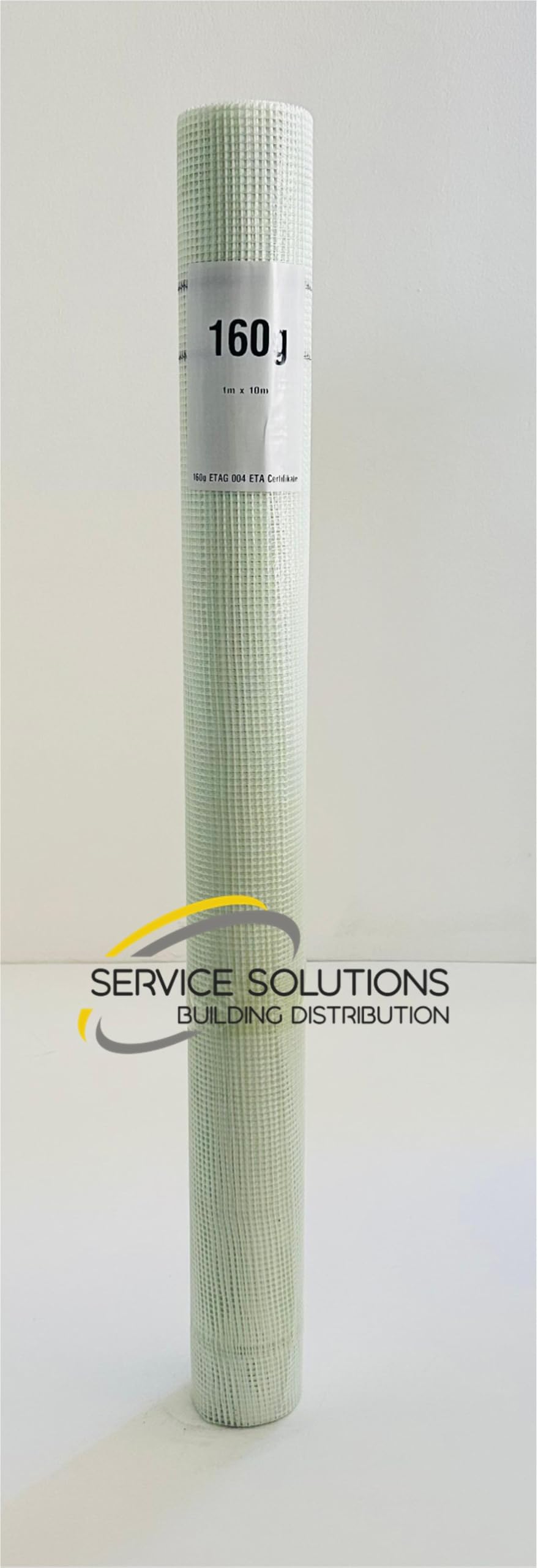 Rete In Fibra Di Vetro Per Cappotto 160g/m&sup2; - Rotolo Da 25m, Maglia 4.1x5.0mm, Certificata