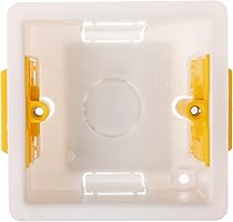 CDL Micro Single Dry Lining Back Box/Pattress Box 35mm 1 Gang