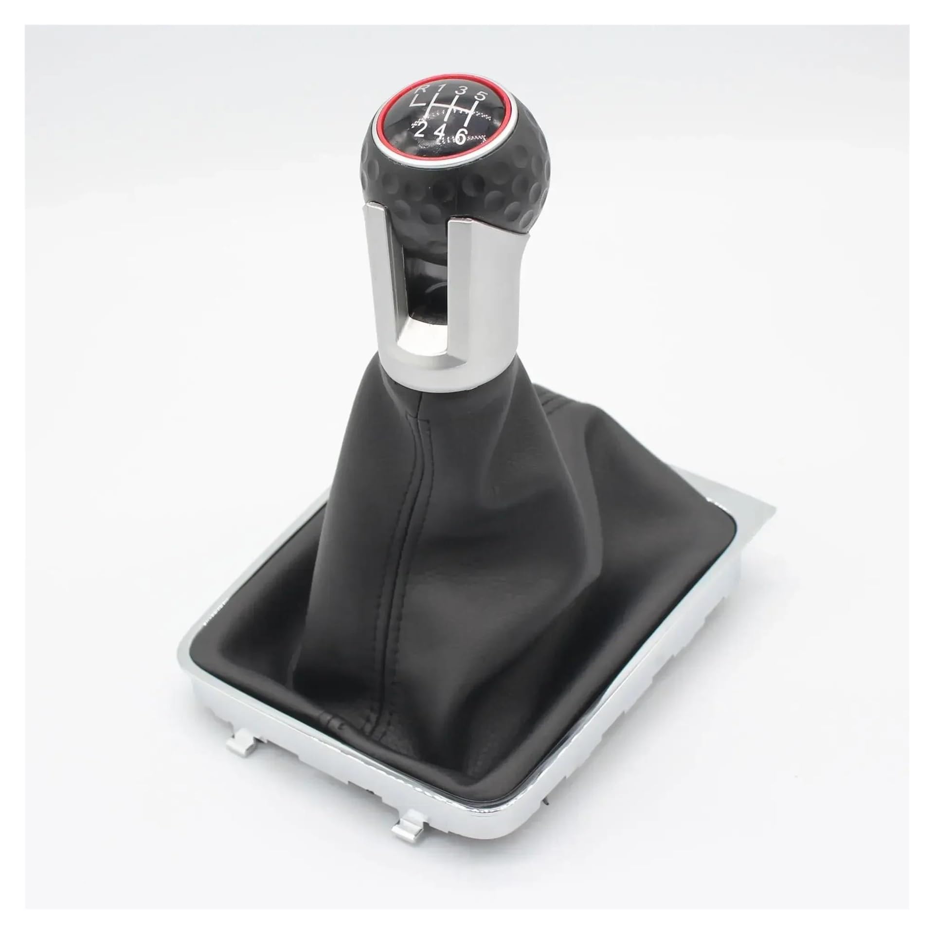 AHRPKAMERD Gear Shift Knob 1PCS for Golf 7 A7 MK7 for GTI for GTD 5/6 Speed Gear Shift Knob LHD 2013-2018 Gear Stick Head(6 Speed Black Line)