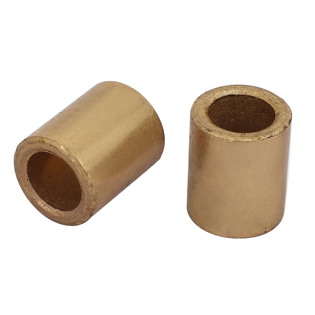Aexit 8mm x Roller Bearings 12mm x 15mm Self-lubricating Bushing Sleeve Brass Roller Bearings Bearings 5PCS