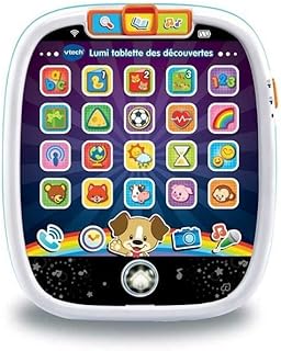 VTech – Lumi Discovery Tablet, Baby Touch Tablet with Luminous Screen and 25 Interactive Keys, Musical Learning Game, Educ…