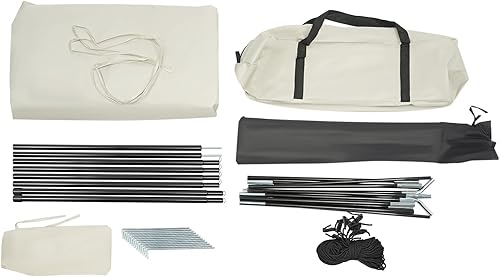 Miniatura 6 de 4-6 Person Waterproof SUV Camping Tent 15.91 x 7.87 x 6.4ft Car Awning Outdoor Tent Car Tent Attachment for Camping Family Outdoor Adventures