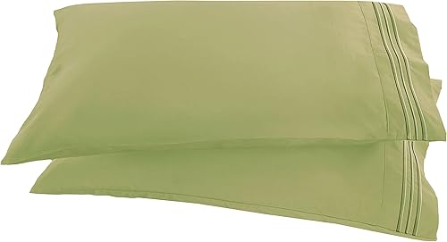 Vista 16 de Elegant Comfort Juego de fundas de almohada de 2 piezas de calidad hotelera, lujosas y suaves fundas de almohada de calidad egipcia de 1500 hilos