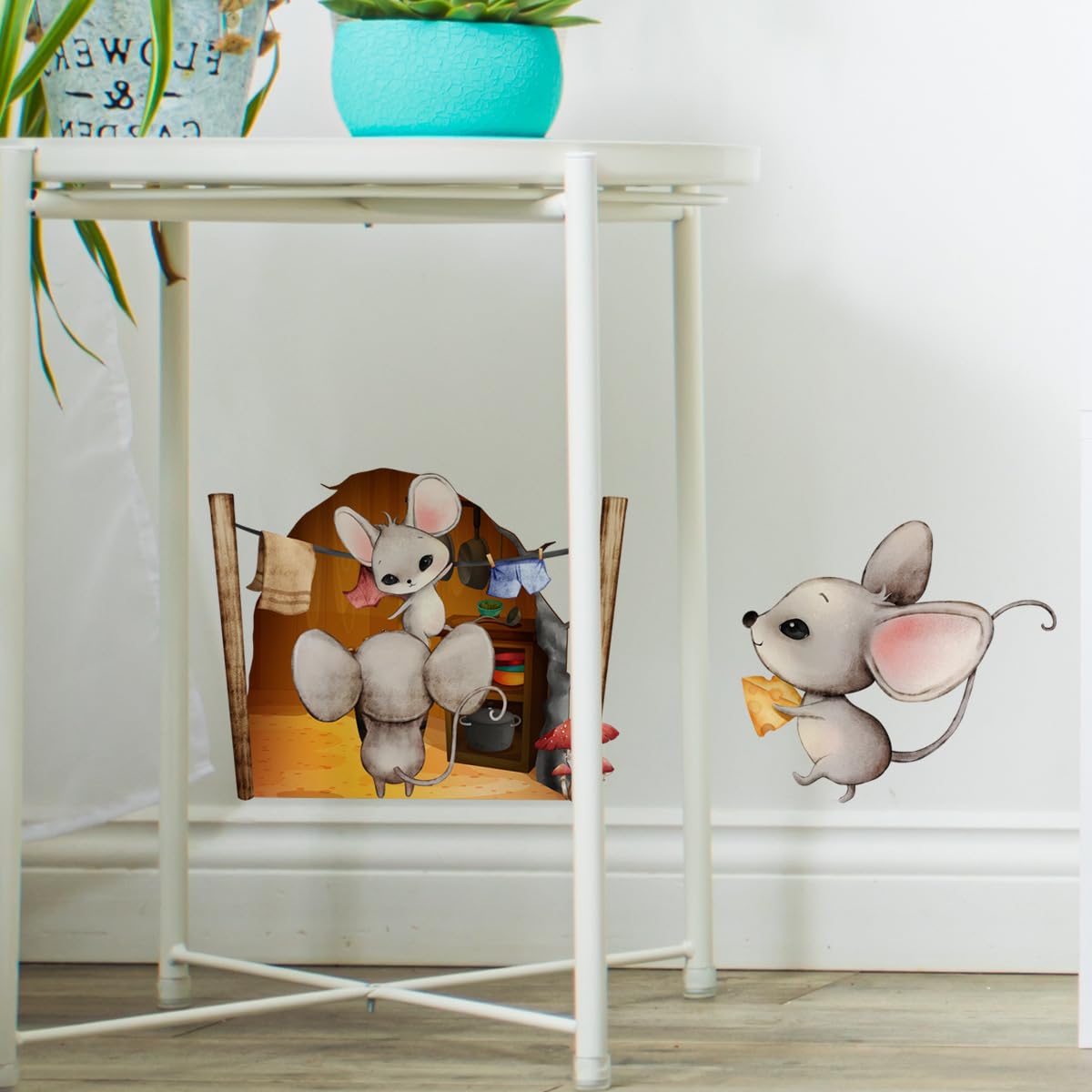 Graz Design - Adesivo Da Parete 3D Con Foro Da Parete Per Bambini Aut