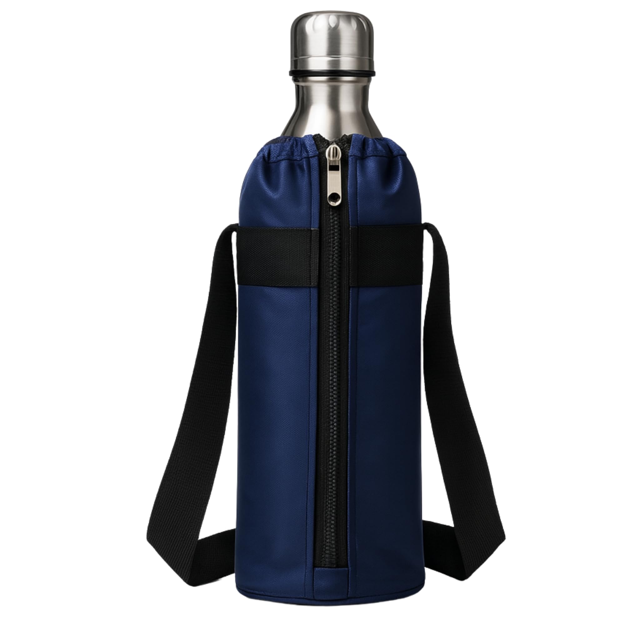 Srajanaa Plastic Back to School Material Water Bottle Cover | Durable Black Water Bottle Protector | School & Travel Bottle Cover for Kids & Adults-image-25