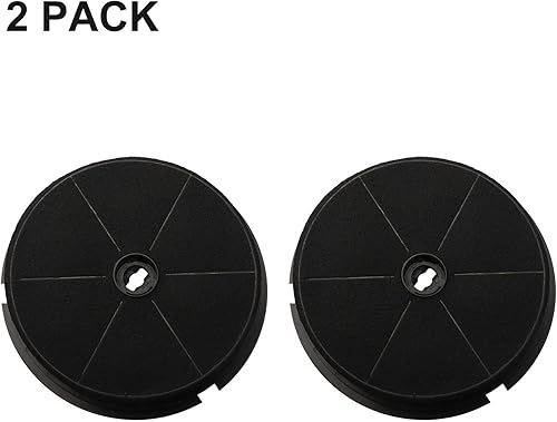 Miniatura 2 de 12 filtro redondo de carbón activo para campanas de escape, repuesto de filtro de carbón activo de campana extractora (paquete de 2)
