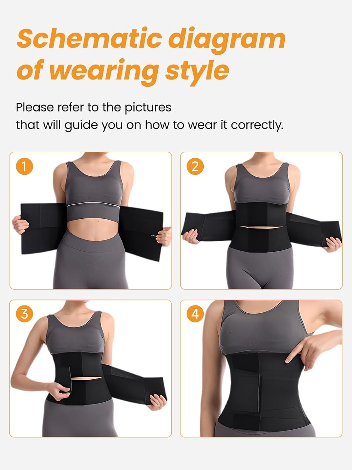 Waist Trainer Belt for Women Waist Cincher Trimmer Ab Belt Tummy Control Body Shaper - Image 8