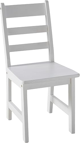 Miniatura 3 de Lipper International  Juego de 2 sillas y mesa rectangular para niños color avellana Madera Blanco
