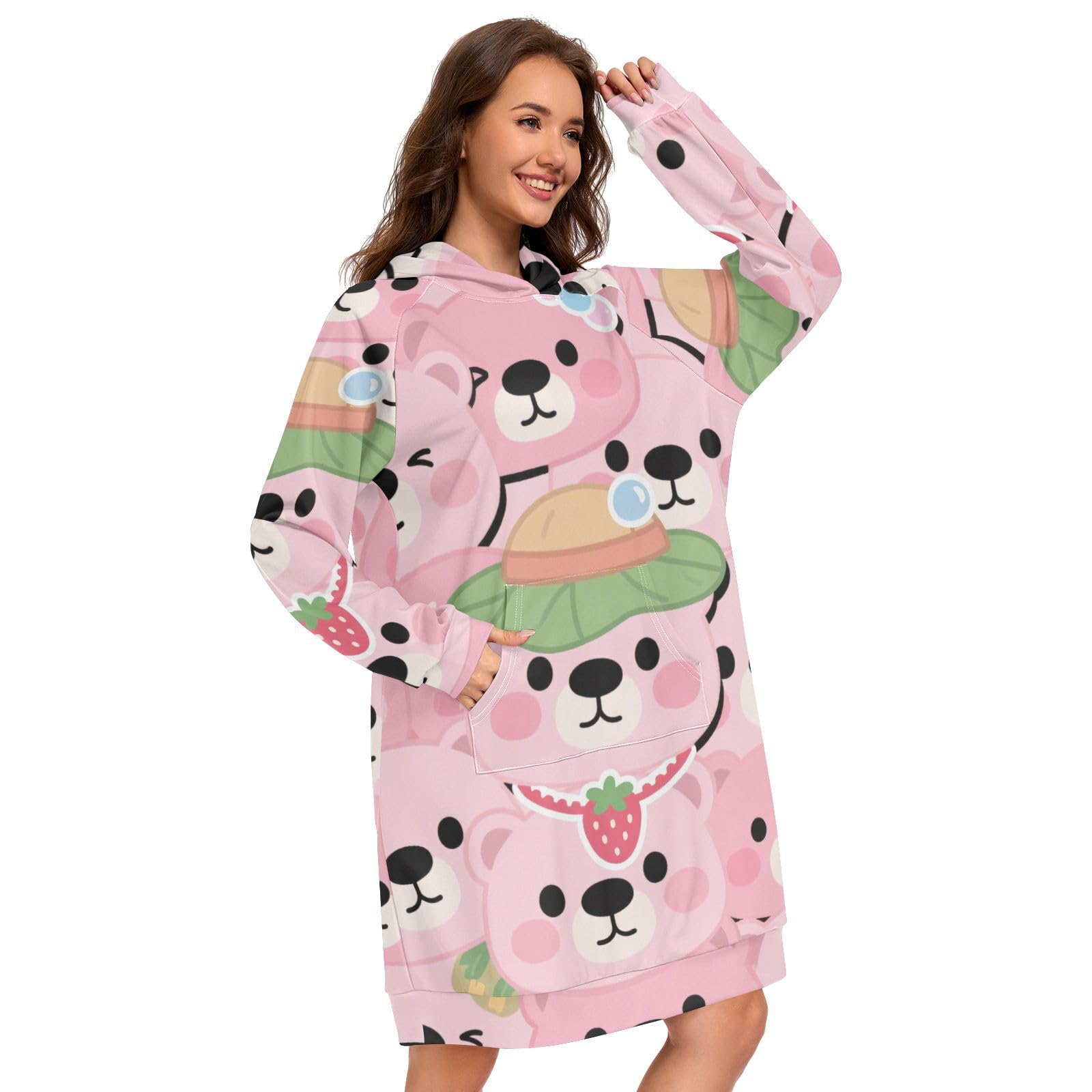 S, L, XXl Felpe con cappuccio da donna, pullover con cappuccio per abito a