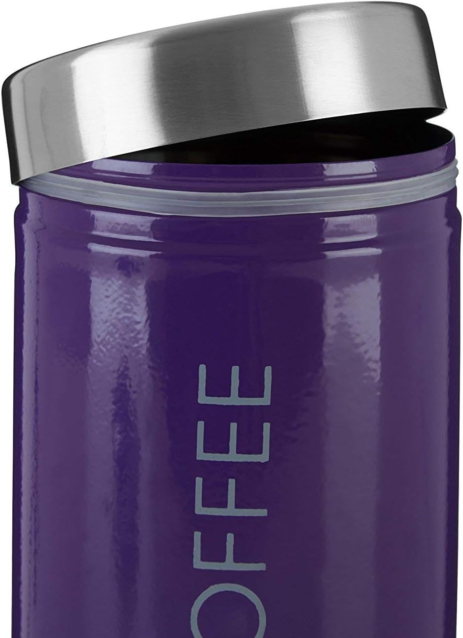 Premier Housewares Coffee Canister - Purple
