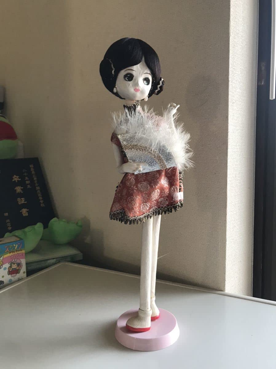 Amazon.co.jp: 昭和レトロ ポーズ人形 立ち姿 チャイナドレス ミニ