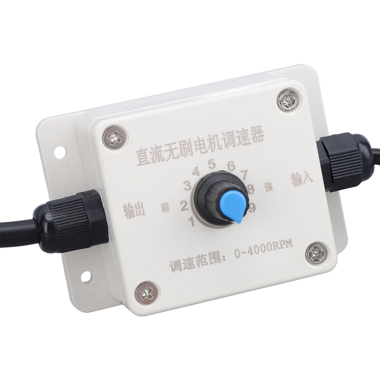 Motore vibrante senza spazzole DC24V, motore vibratore per calcestruzzo, velocità regolabile 4000 giri/min con IP65, mini vibratore elettrico per calcestruzzo per costruzioni, (15 W)