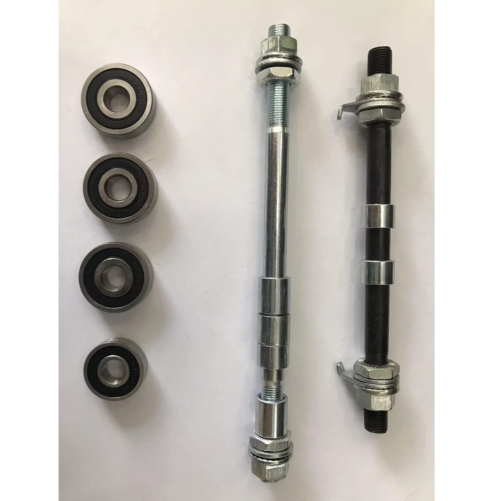 Bicycle Rims CDHPOWER Axles And Bearings Set Of Alum Mag Wheel 26