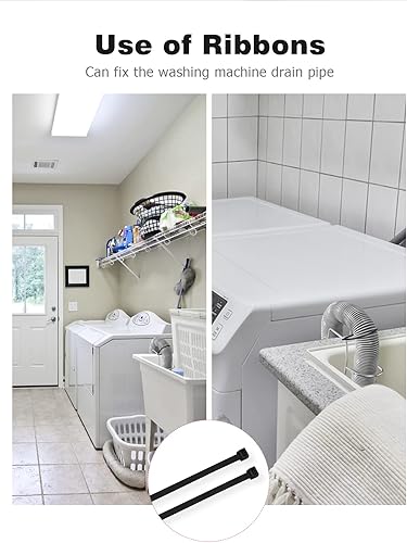 Miniatura 6 de Soporte de manguera de drenaje para lavadora gancho de manguera de drenaje ajustable 304 de acero inoxidable para manguera de guía de manguera de