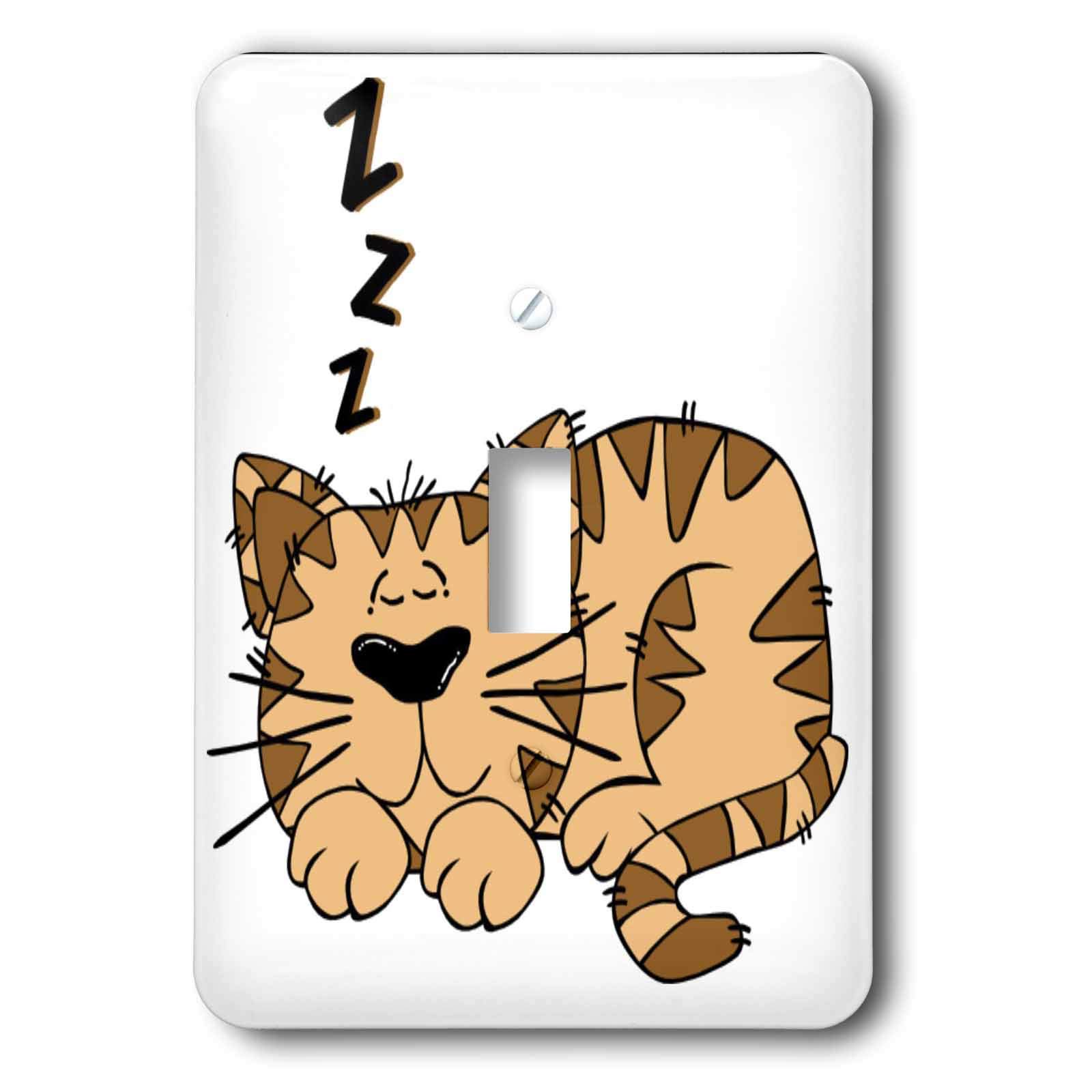 Interruptor de palanca con acabado brillante de gato durmiendo modelo lsp_38985_1