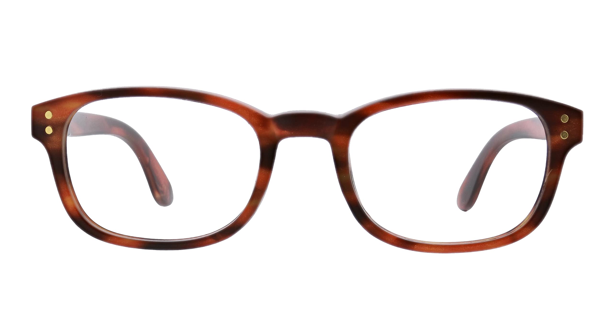 Peepers by PeeperSpecs Clean Slate Soft Square Blue Light Blocking Reading Glasses, Tortoise Horn, 49 + 0
