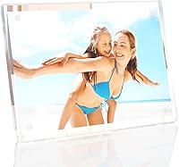 Vista 19 de HELPLEX Marcos de Fotos, Juego de 3 Marcos de 8x10 Pulgadas de Acrílico Transparente, Marcos Magnéticos de 8 x 10, Listos para Exhibición en Mesa