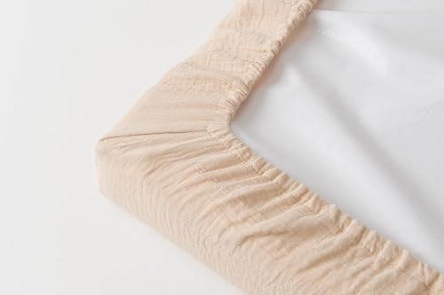 Miniatura 8 de Little Jump Funda para cambiador de muselina para bebés, niñas y niños, 100% algodón, suave, transpirable, funda para cambiador de pañales para