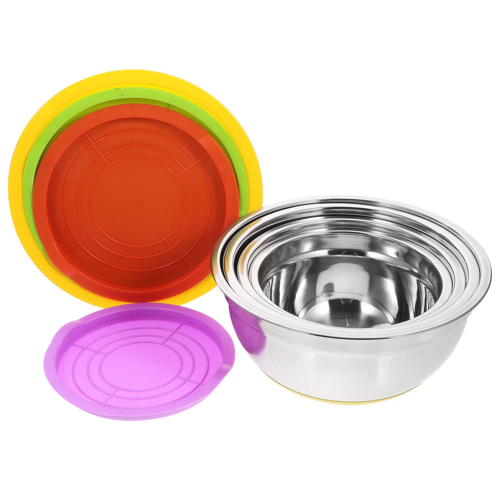 Cabilock Set De Cuencos Pequeños Acero Inoxidable Taza De Ensalada Tapa Ideal Para Cocinar