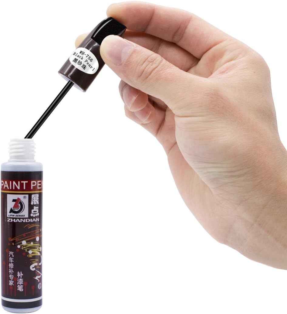 Fill Paint Pen Car Scratch Repair Touch Up Paint Special-purpose Paint Touch-up Pen Multi-color Optional for Various Cars (titanium silver)