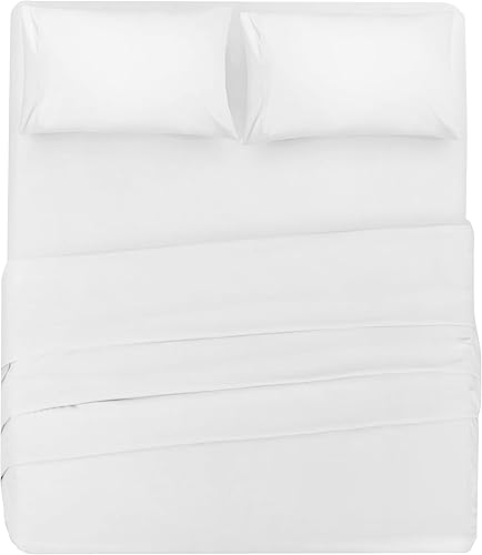 Miniatura 4 de TWILLS AND THREADS Sábanas 100% algodón para cama tamaño King, juego de sábanas de hotel de lujo, sábanas transpirables y refrescantes para personas