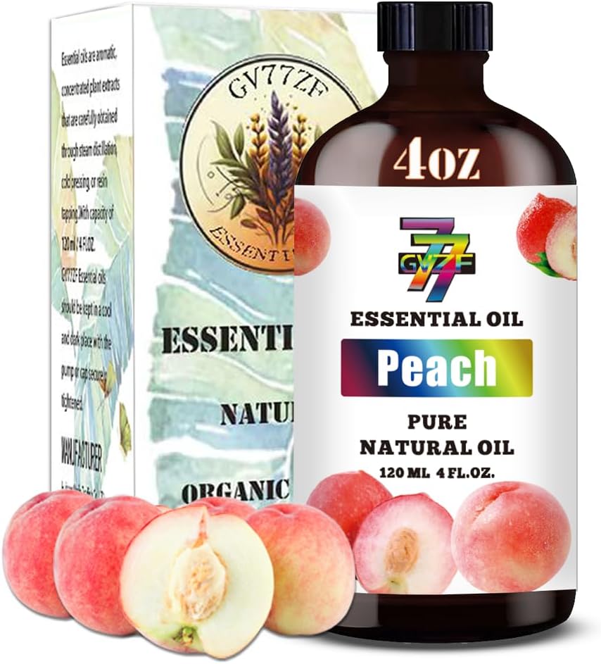 Peach Essential Oil (4 oz/120 ml) — Peach Oils for Aromatherapy, diffusers, humidifiers, Home fragrances, DIY Skincare, soap Making, DIY Candle Making, Relaxation, Yoga, and Meditation - Image 8