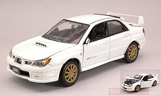 Motormax MTM73330W Subaru Impreza WRX STI 2003 White 1:24 MODELLINO DIE CAST kompatibel mit
