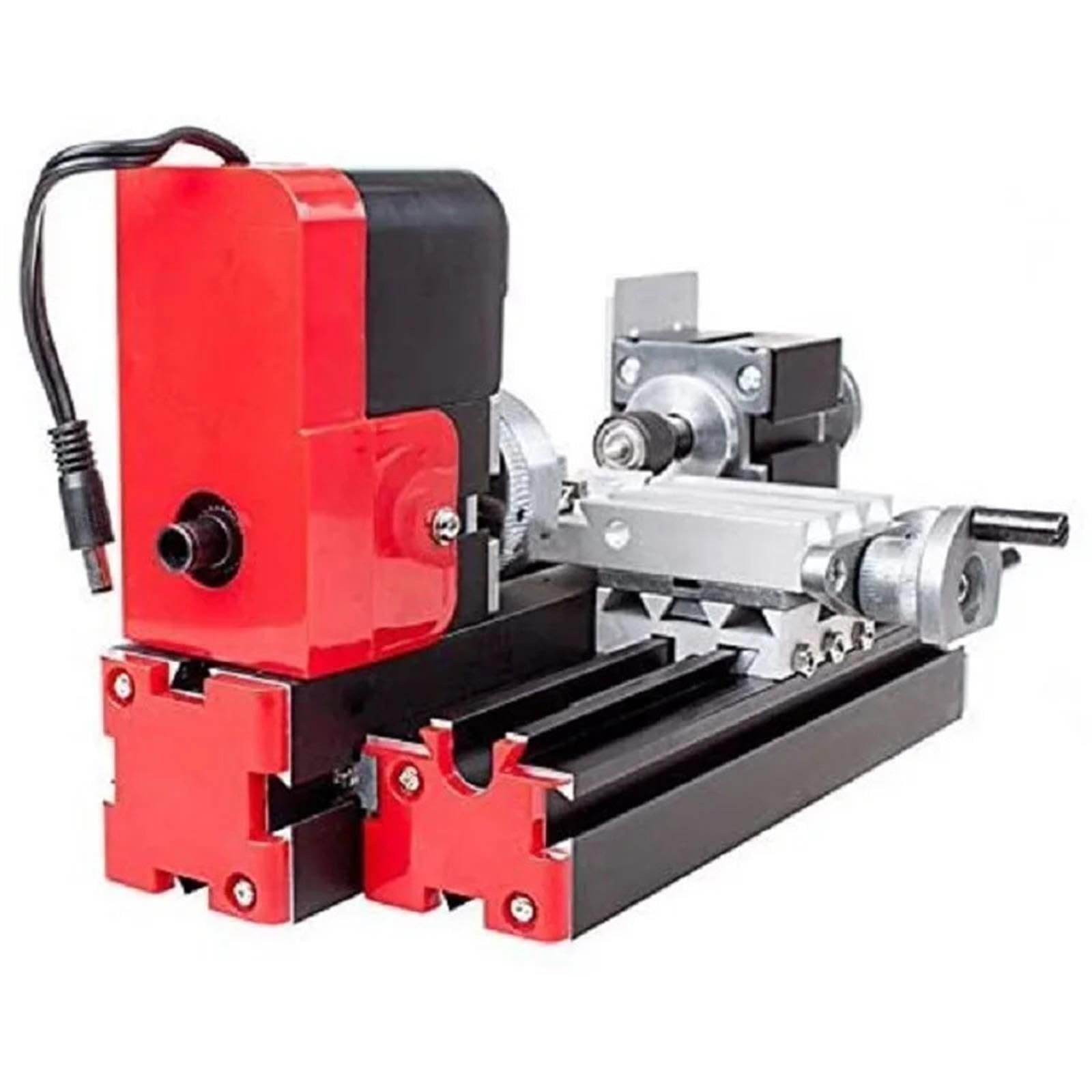 DIY Tool Big Power Mini Metall Drehmaschine, 24 W 20000 U/min Motor, ein Set Miniatur-Metall-Multifunktionsmaschine Industrie, Werkstatt