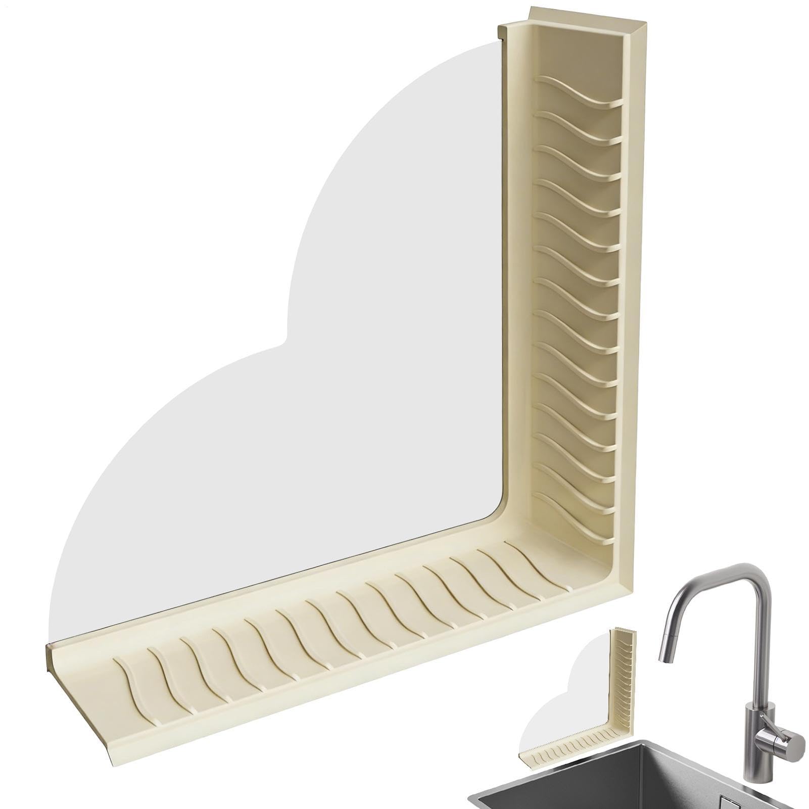 Protection anti-éclaboussures en silicone idéal pour le bain en dortoir et hôtel