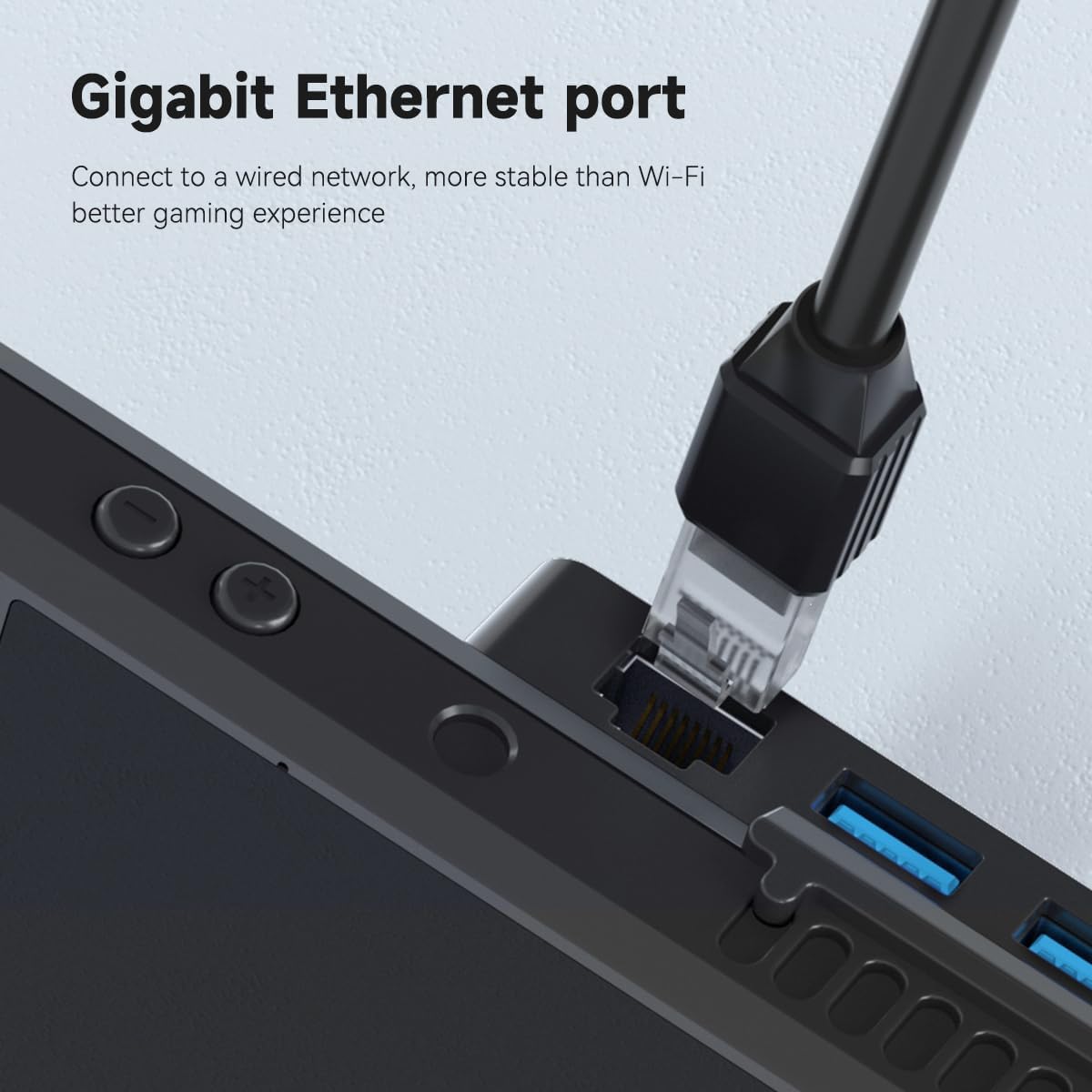 Hagibis Steam Deck Docking Station, 6 in 1 USB-C Dock Stand for SteamDeck OLED with 100W Power Delivery, 4K@60Hz HDMI, 1000Mbps RJ45,2 USB 3.0, Micro SD Card Reader, Portable USB Hub Kickstand