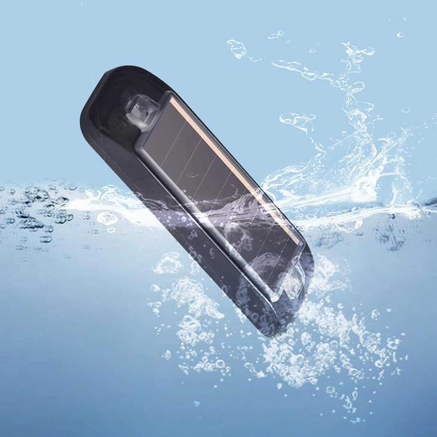 Lampada Solare Stroboscopica LED - Avvisatore Luminoso Per Cantieri, Ponti E Sicurezza Notturna - Foto 5