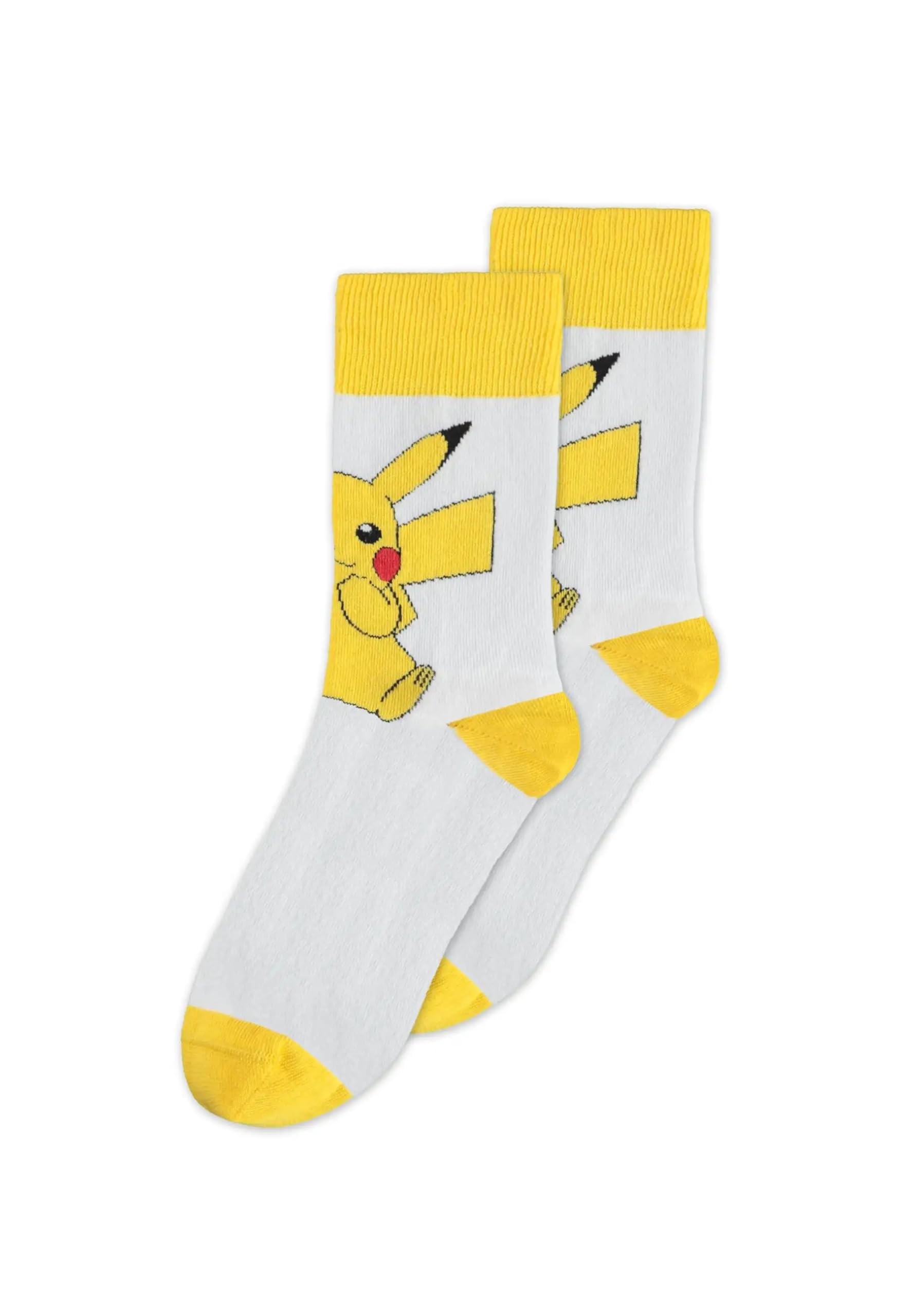 Pokémon Yellow Pokemon Pikachu White/ Socks (35-38)