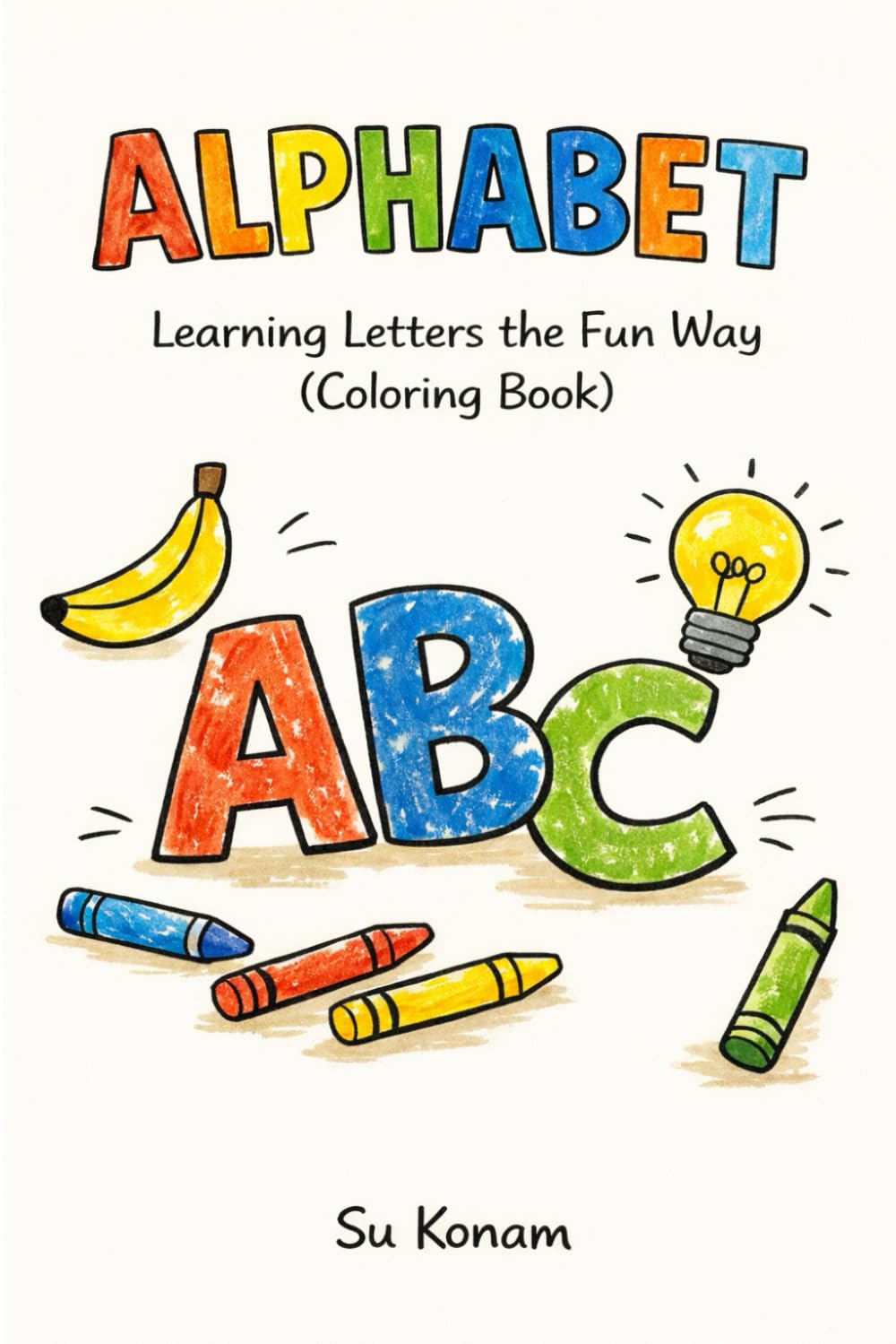 Alphabet: Learning Letters the Fun Way (Coloring Book)