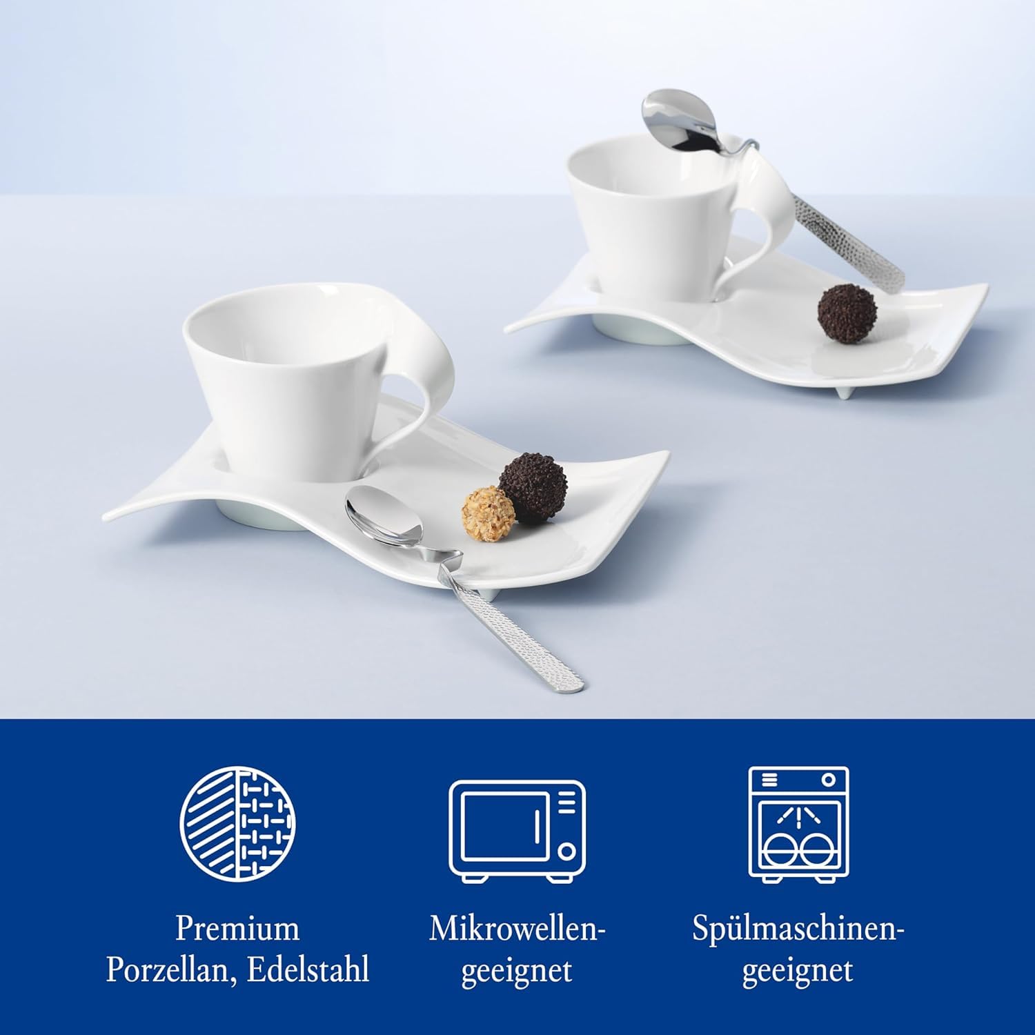 Amazon.com: Villeroy & Boch NewWave 10-2484-8159 Set of 2 Cups