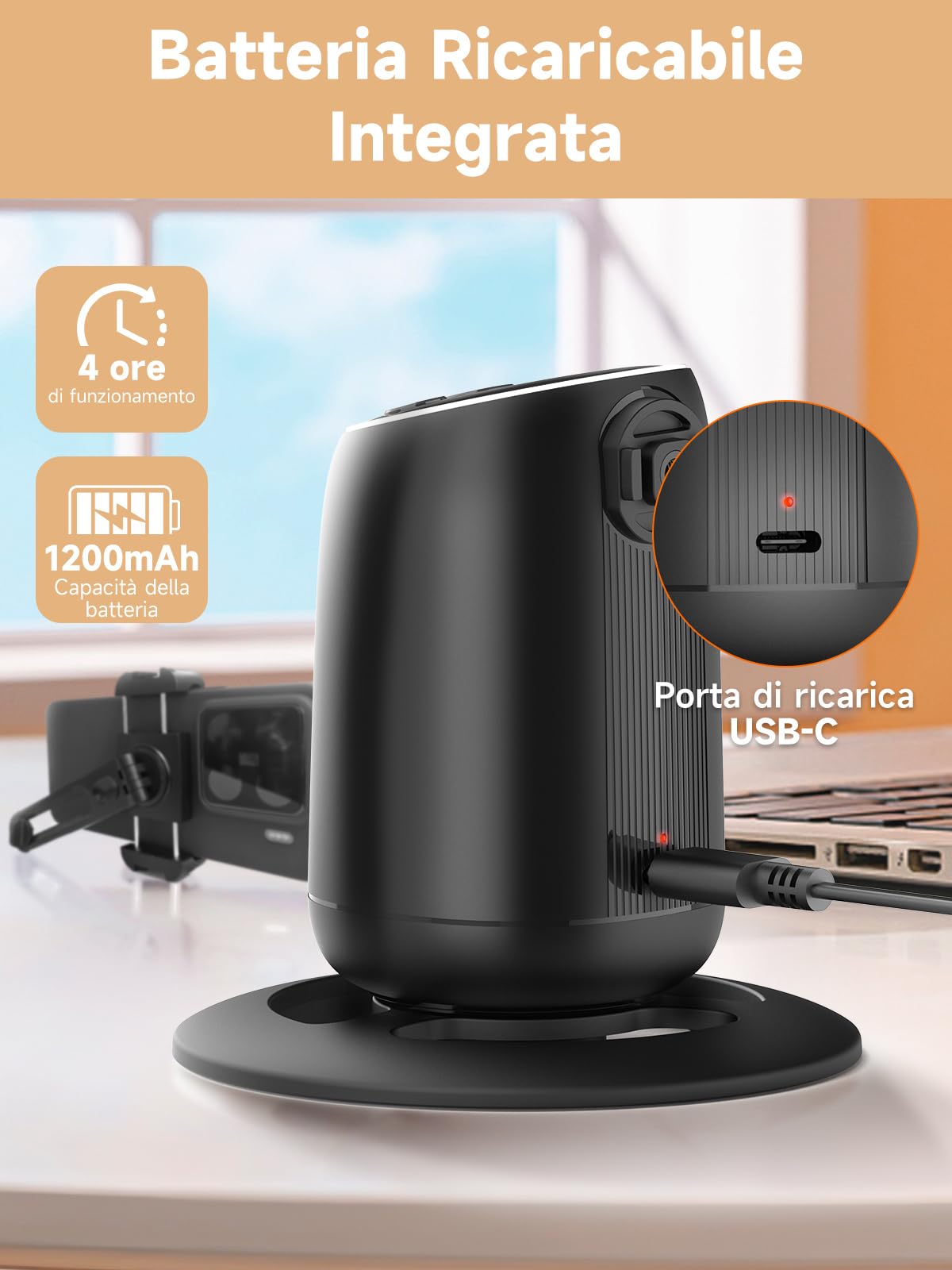 Rollei Supporto Smartphone con Tracciamento Automatico per Riprese Video — immagine 15 di 16