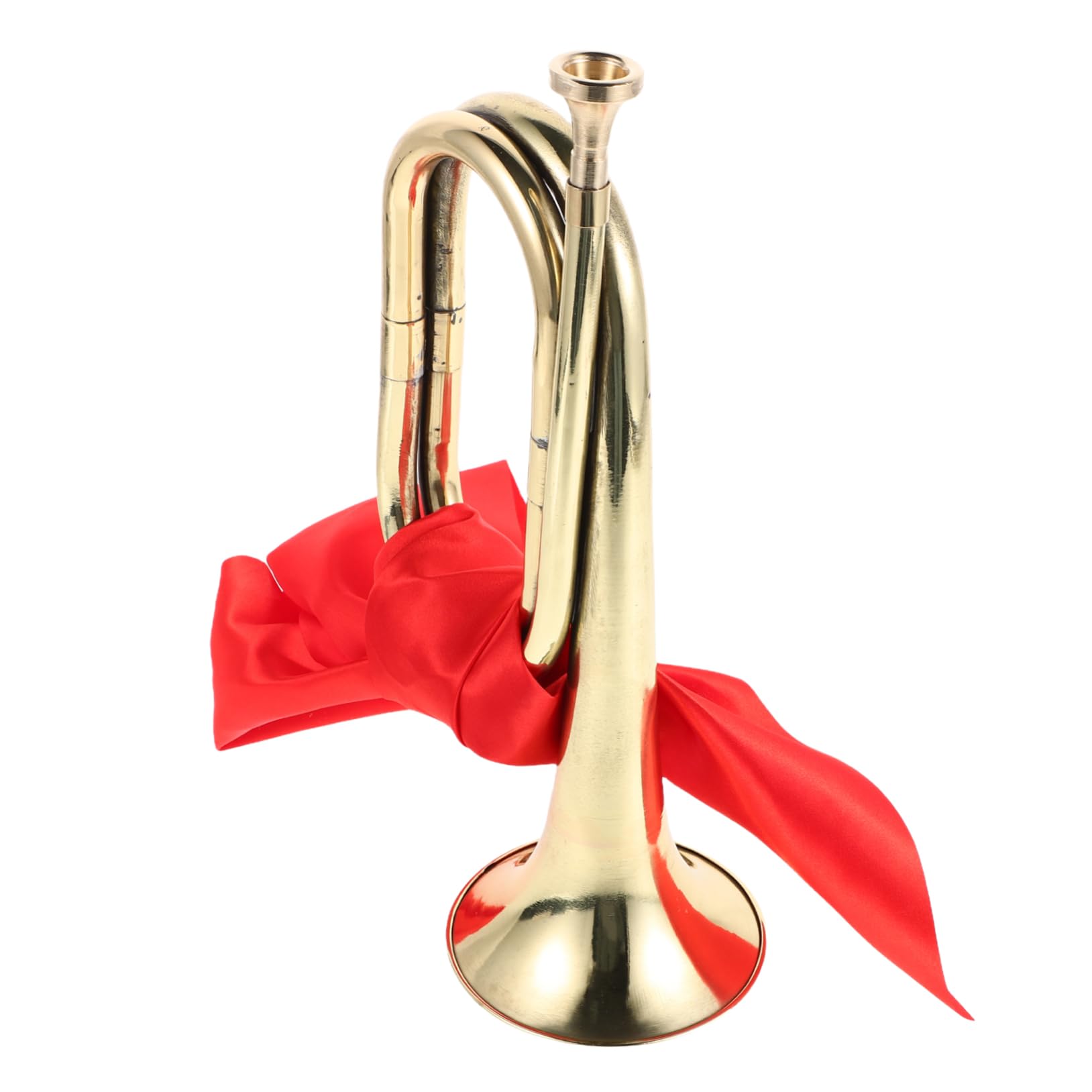 CIMAXIC Beginner Band Bugle Trumpet for Orchestra Student Musician Trumpet Horn Replaceable Mouthpiece