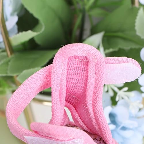 Miniatura 7 de Botas para perros, 4 unidades de malla transpirable de algodón, zapatos de verano para perros, escándalos para perros, protectores de patas para