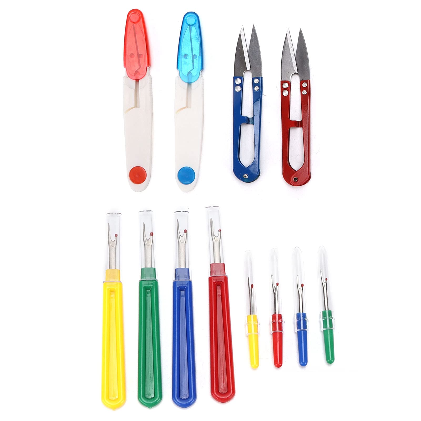 Stitch Remover Tool, Sewing Kit Seam Ripper Kit Plastic Handle Stitch Remover Sewing Tools for Sewing