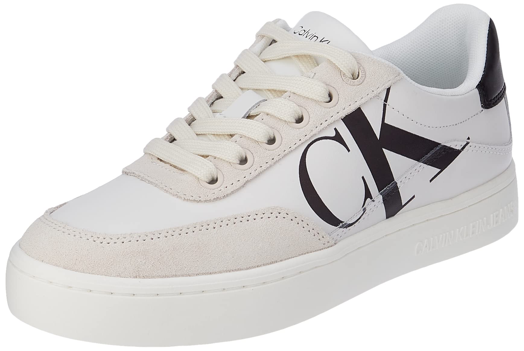 Calvin Klein Jeans Classic Cupsole Laceup Mix Lth Yw0yw01057 Tenis Cupsole Mujer