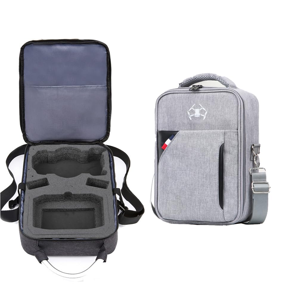 Générique Torba na ramię i plecak dla DJI Lito X1 Drone, torba organizacyjna i futerał transportowy, torba na ramię do drona Lito X1 i innych akcesoriów, odporna na wstrząsy twarda obudowa, czarny