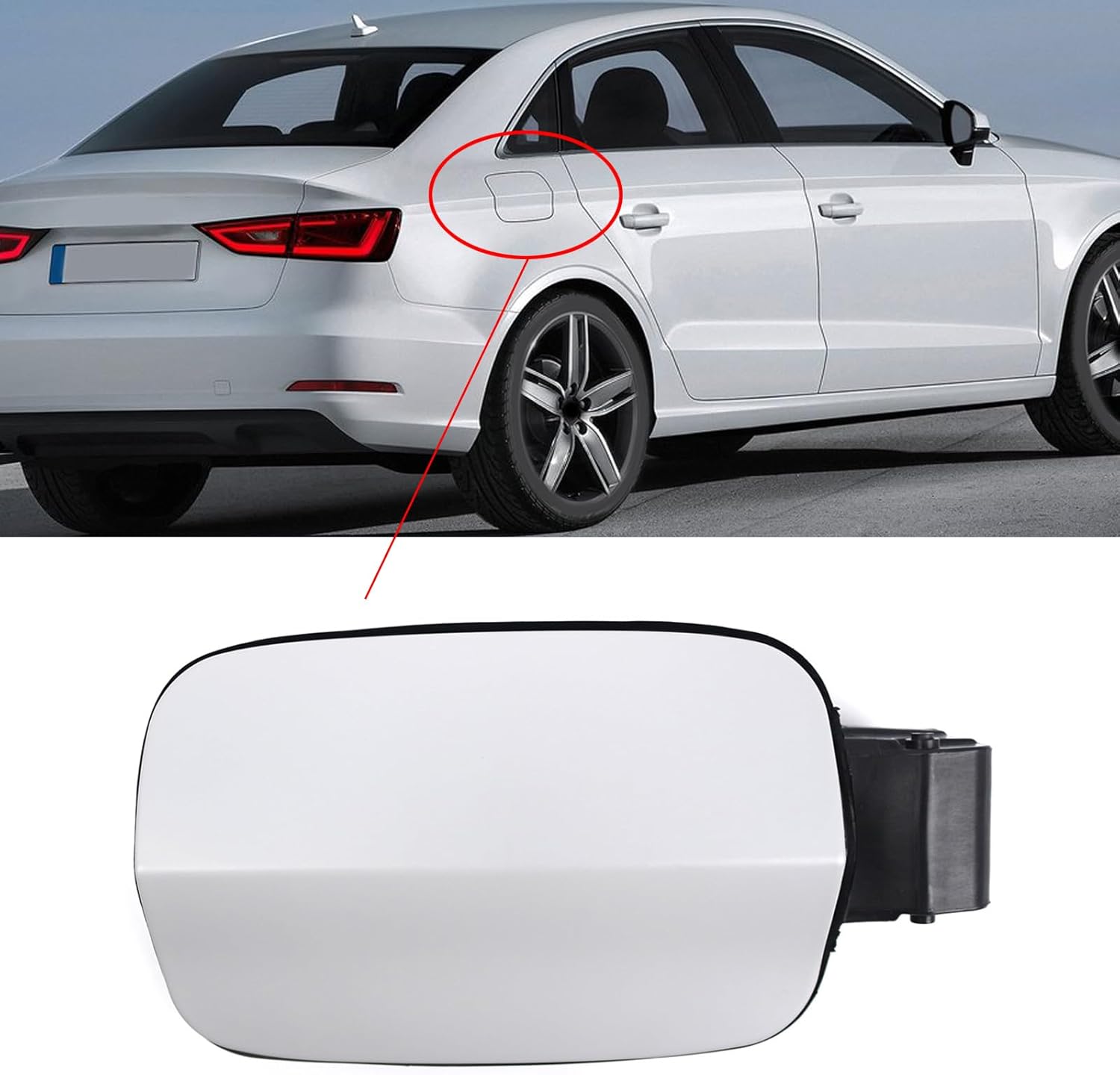 Upgrades Fuels Tank Cover Secure Cover Replaces 8V5809906 Vehicle Spare Part Simple Install For 13-18 Lid