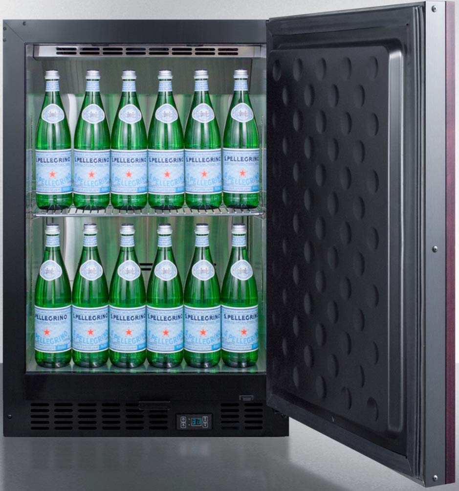 Summit 24” Beverage Center, 5.0 Cu.Ft. Capacity, Built-In Minibar, Panel Ready*- Scr610blsdif *Panel Not Included on Fridge.com - View 5