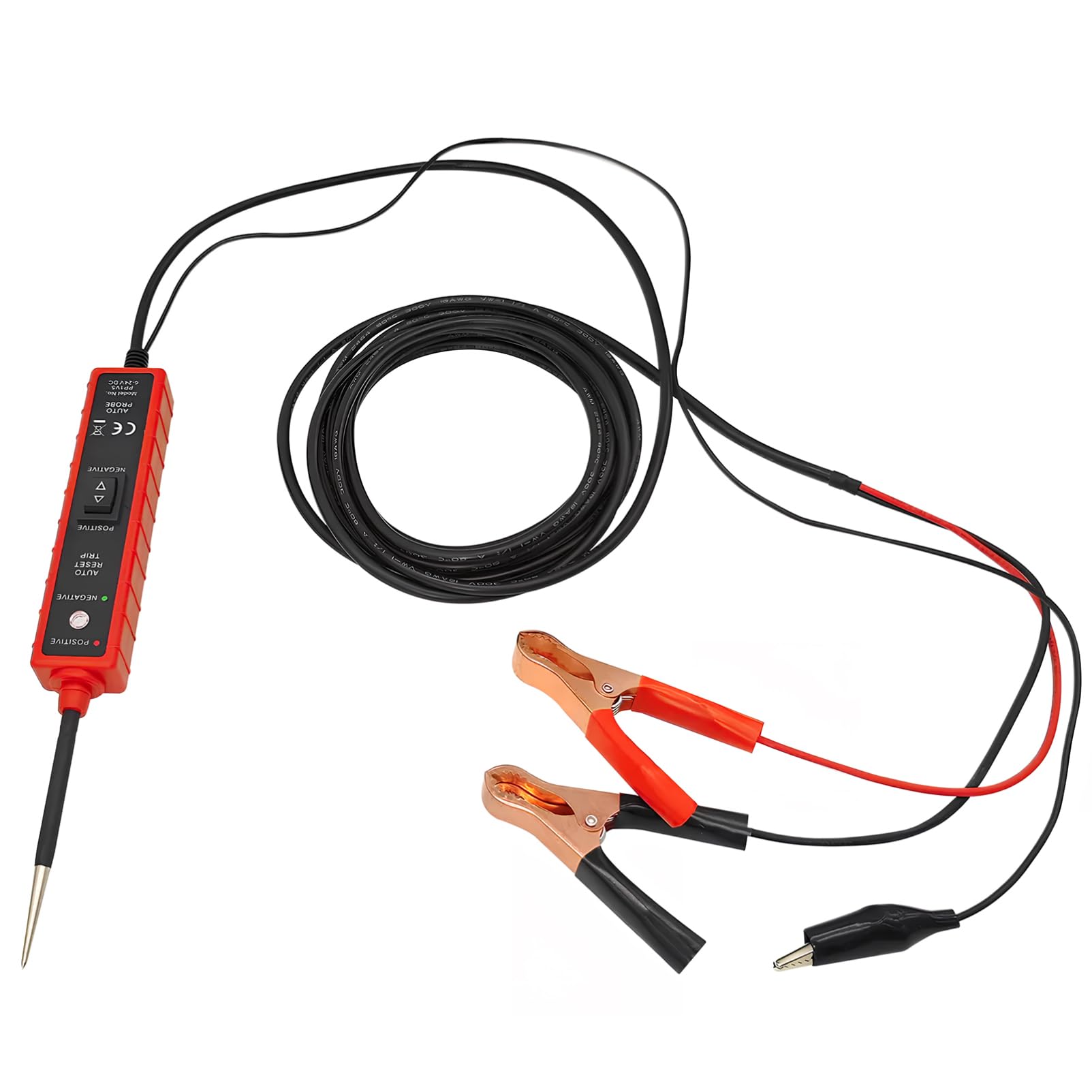 Tester Circuito Auto Em285 Zk-103 in Plastico e Metallo | Dc 6-24v, per Car e Trailer, Misurazione Tensione, Rileva Massa e Circuiti Aperti o Corto