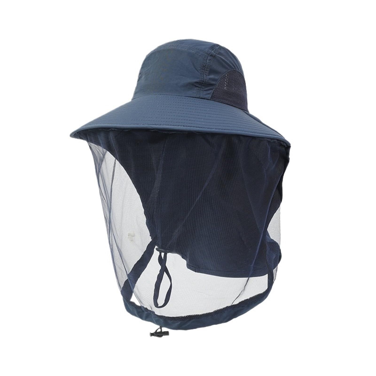Sombrero mosquitera con malla de control de insectos y ala solar 8