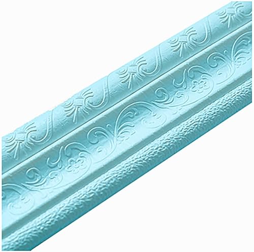 Moldura flexible autoadhesiva 3D de 90 x 3 pulgadas para decoración de pared, para el hogar, oficina, hotel, bricolaje