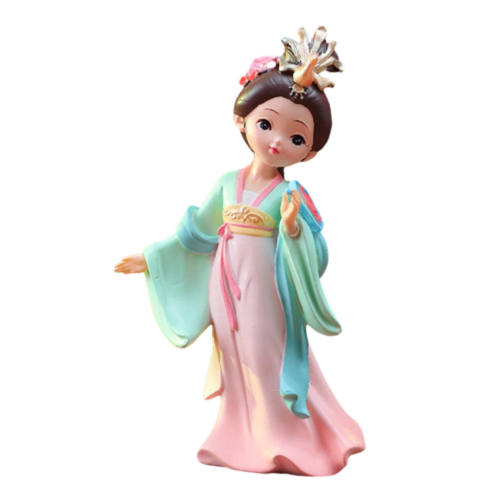 Pixzcsa Office Desktop Cabinet Apartment Farmhouse Chinese Beauty Statue Decor For Any Space Decorative And For Creative. Chinese Ancient Beauty Sculpture Art, Yang Guifei